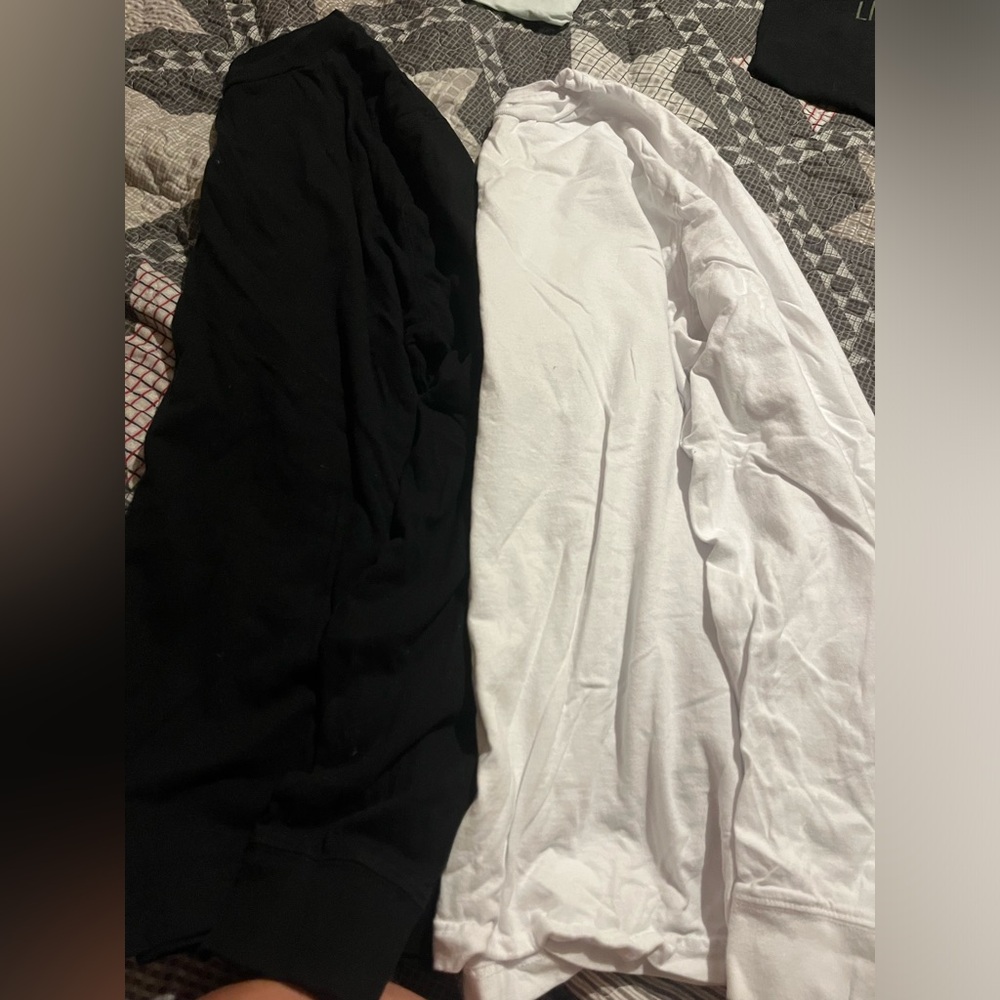Two long sleeves